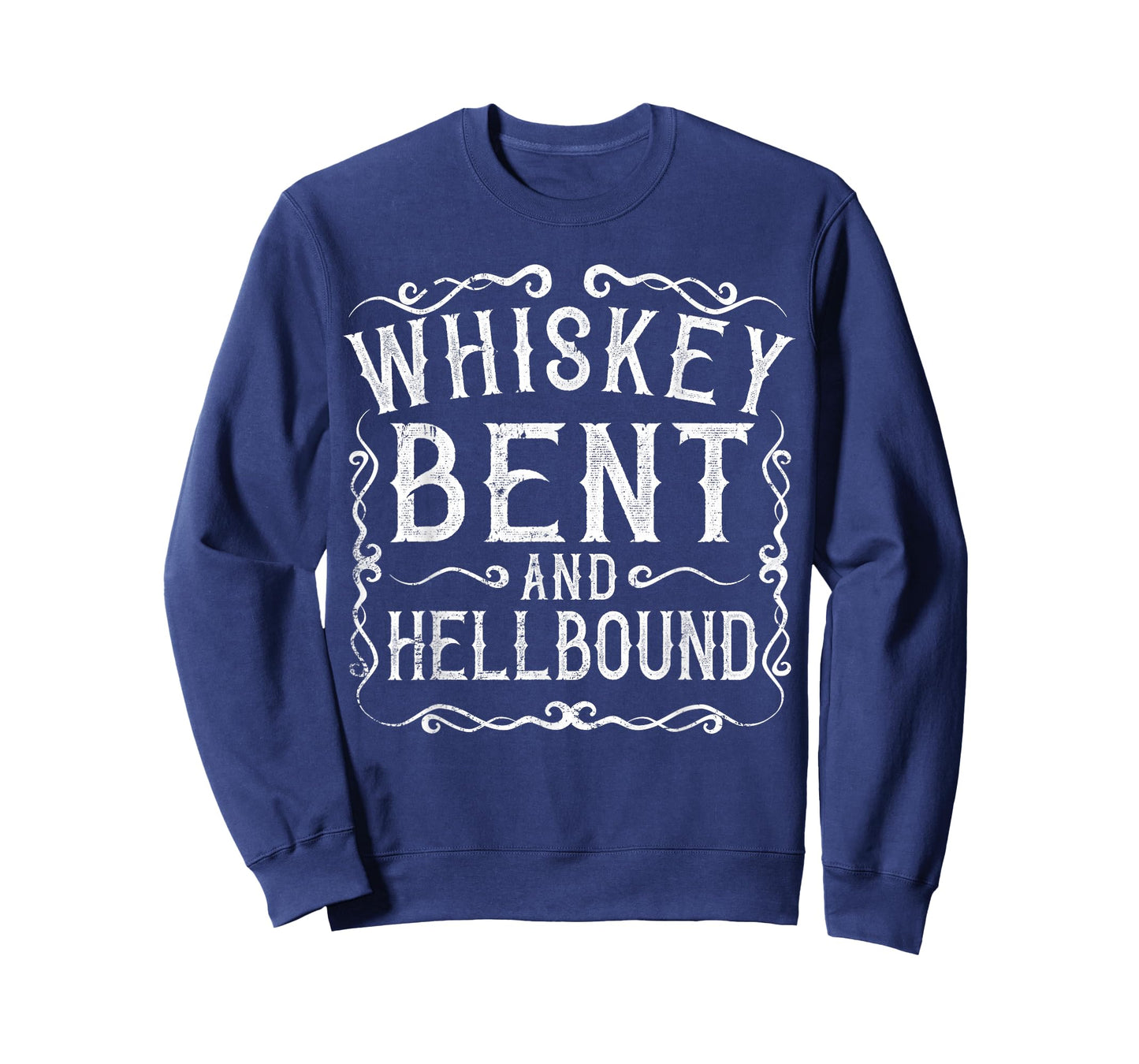 Whiskey Bent And Hellbound Shirt Country Biker Bourbon Gift T-Shirt