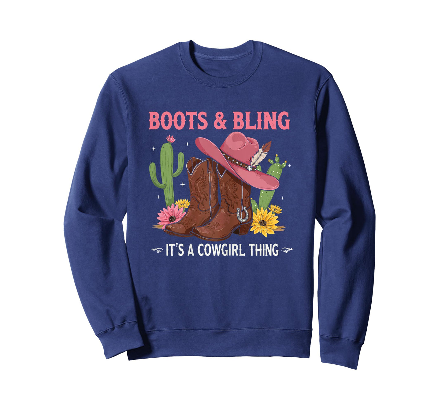 Howdy Country Rodeo Girl Western Boots & Bling its a Cowgirl T-Shirt