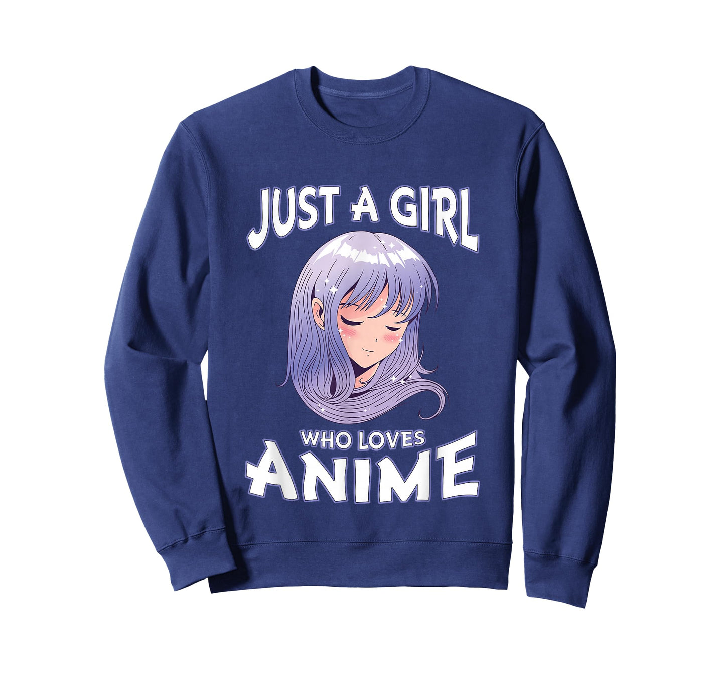 Just A Girl Who Loves Anime Gifts for Teen Girls Anime Merch T-Shirt Small
