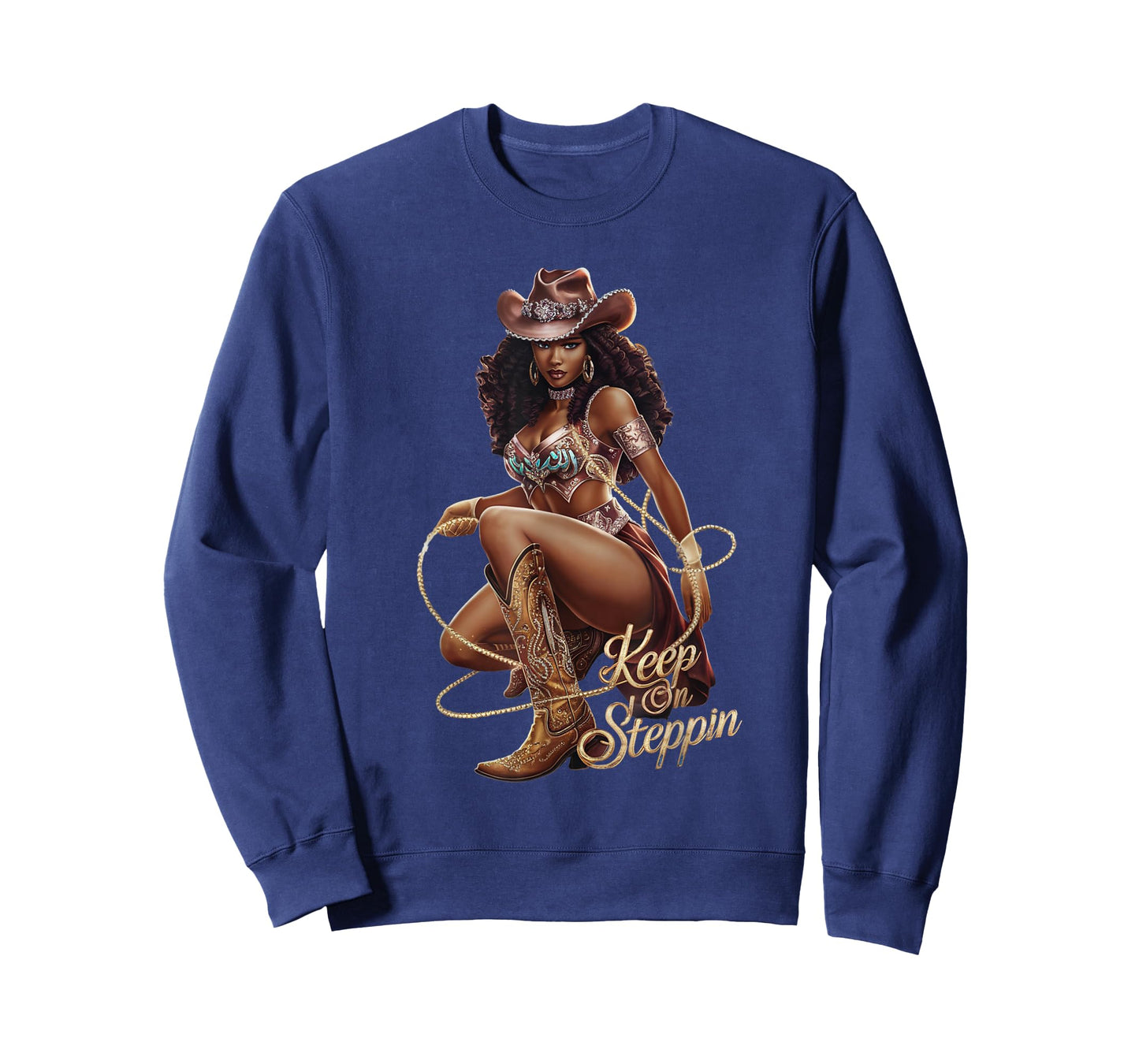 Keep On Steppin' Boots On The Ground Cowgirl Dance Steppas T-Shirt