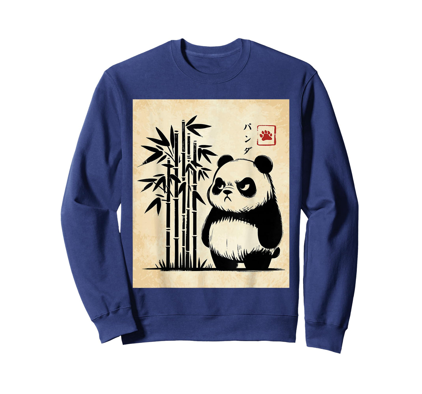 Kawaii Panda Ink Japanese Streetwear Novelty Funny Panda T-Shirt