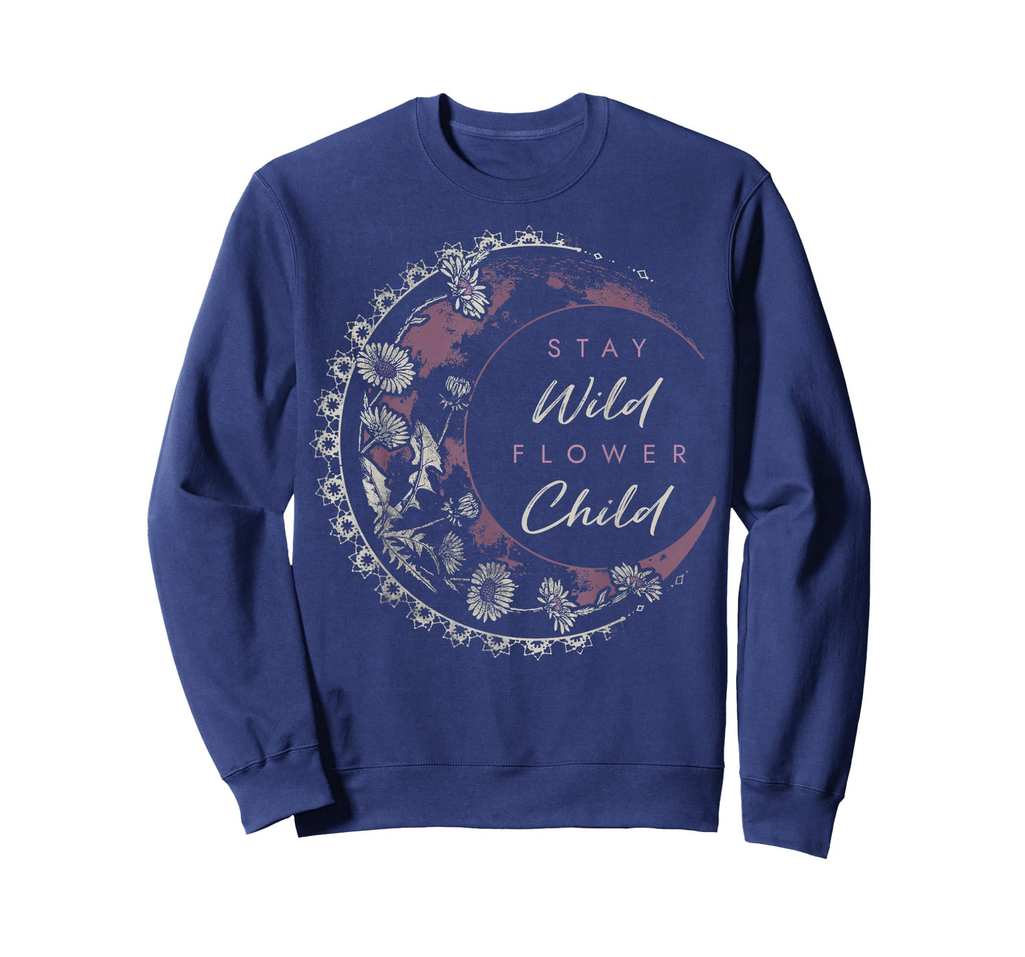 Stay Wild Flower Child Moon And Flowers T-Shirt