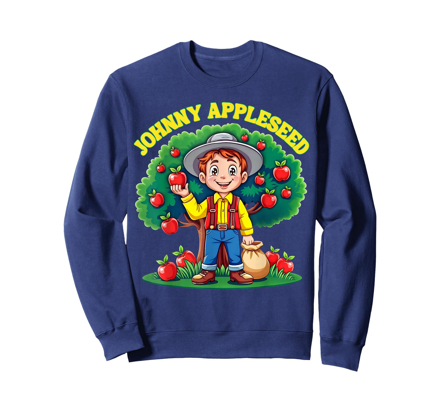 Johnny Appleseed Day September 26th Retro Tree T-Shirt