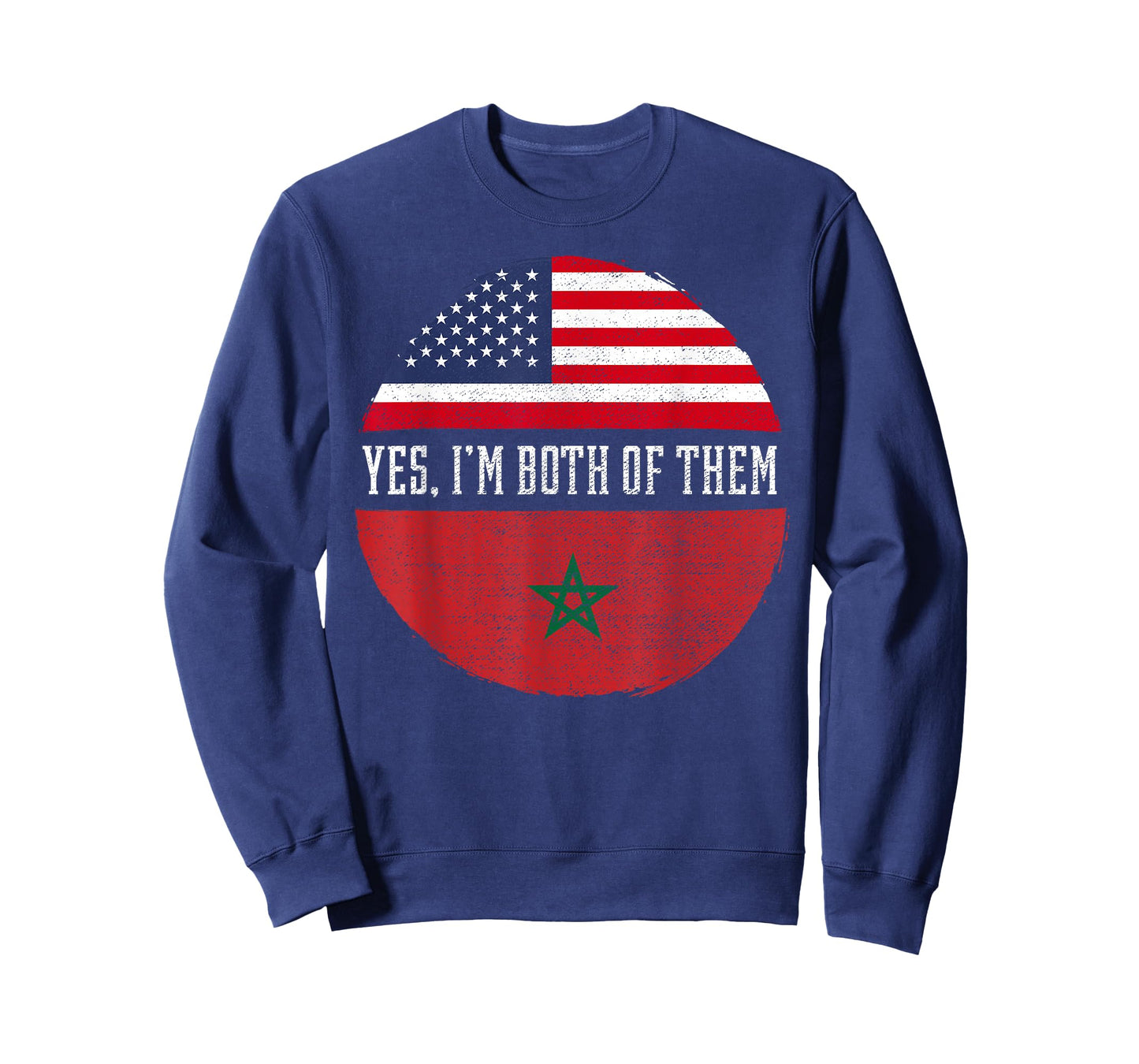 Half American Half Moroccan USA Flag Morocco Heritage DNA T-Shirt