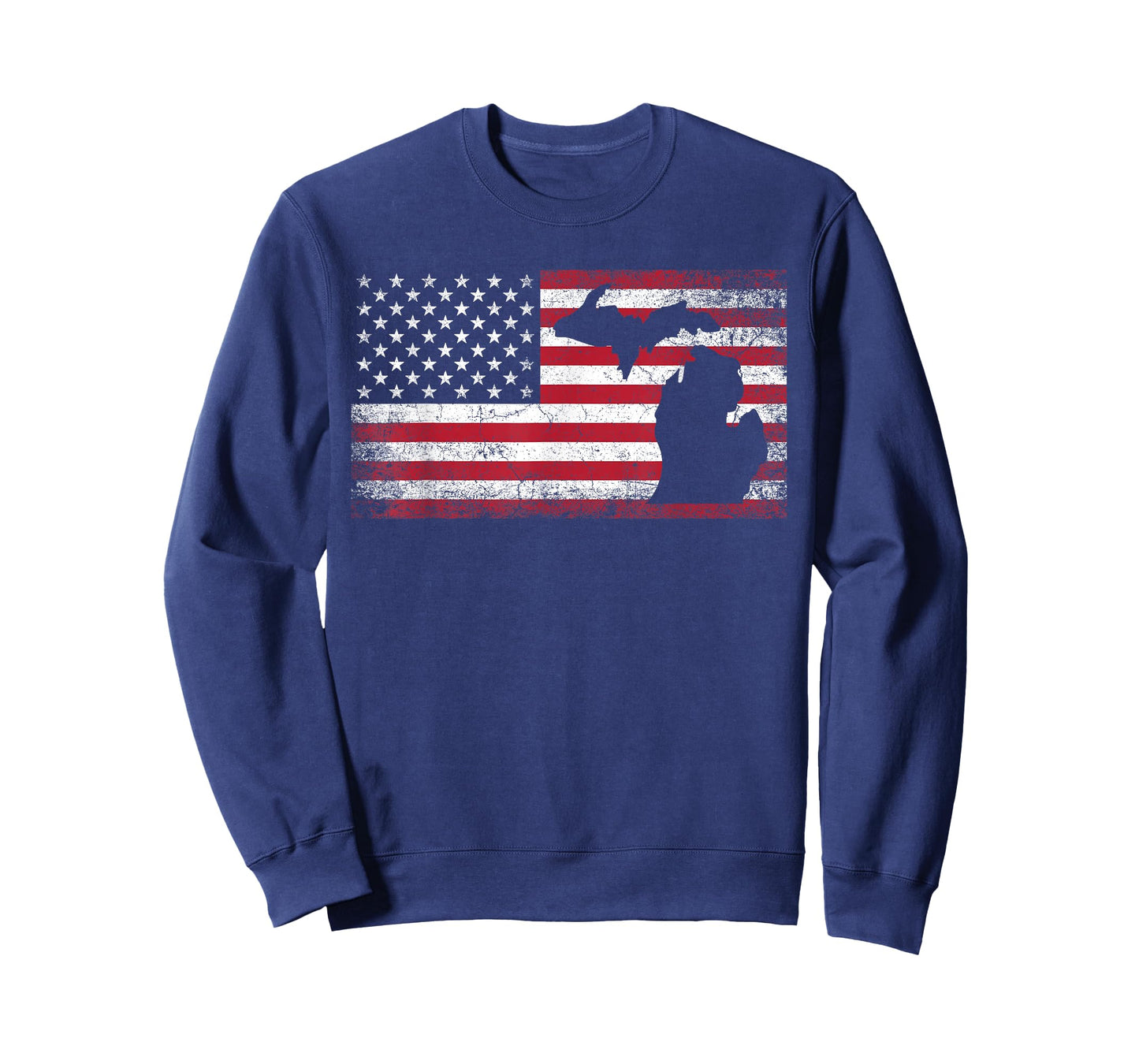 Michigan 4th of July American Flag USA America Patriotic T-Shirt