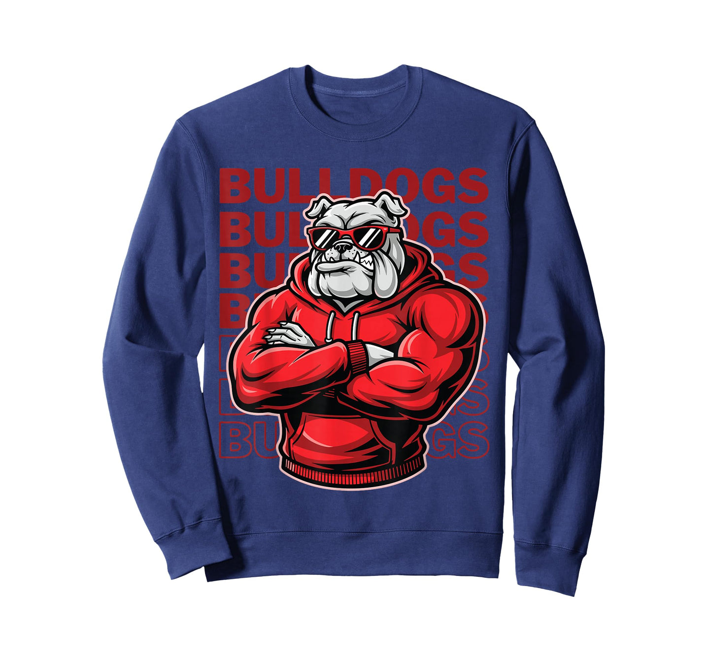 Bulldogs Tshirt Retro Bulldogs Gift for Men Women Boys Girls T-Shirt