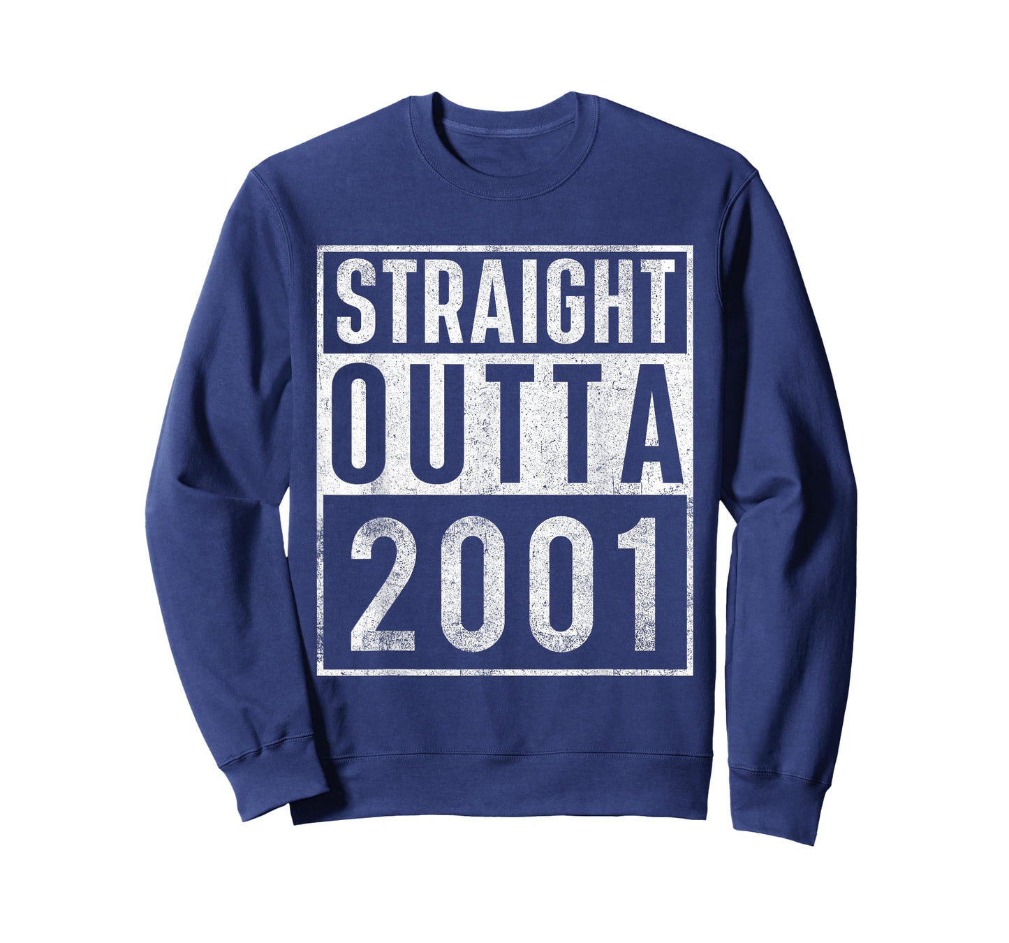 Straight Outta 2001 Year Of Birth Birthday T-Shirt