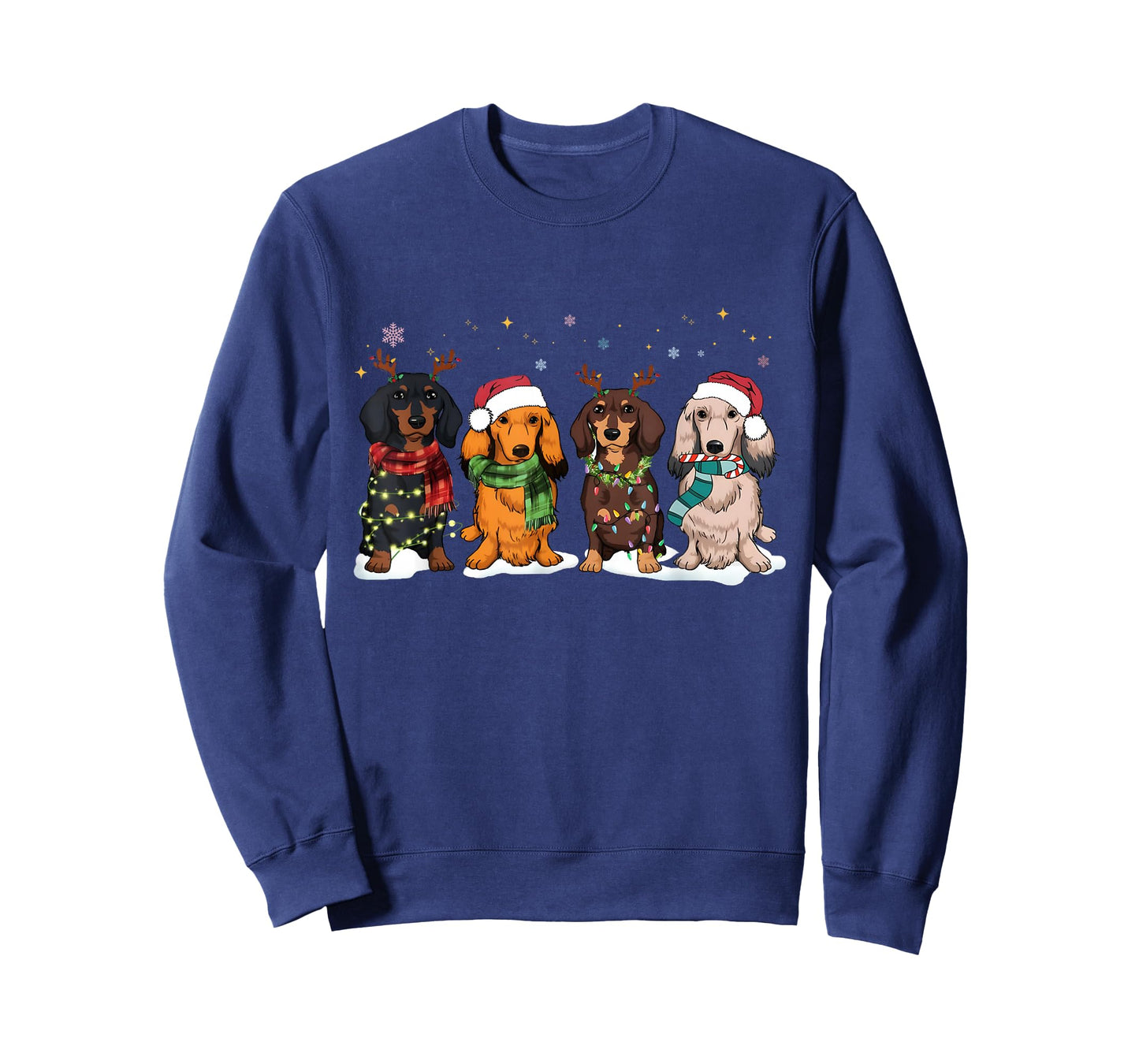 Dachshund Christmas Funny Wiener Dog Lover Christmas T-Shirt