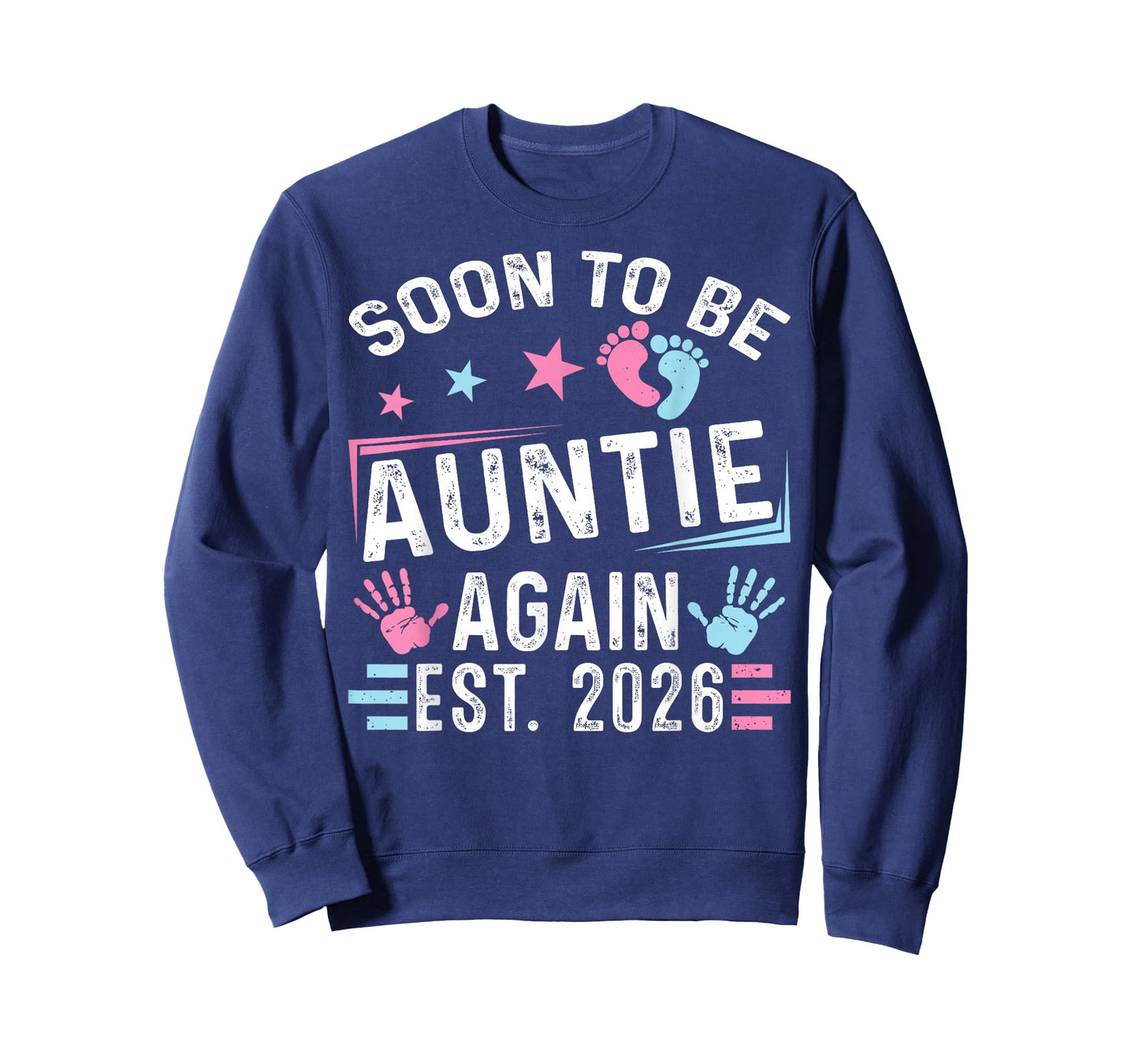 Soon to Be Auntie Again Est. 2026 Vintage Auntie T-Shirt