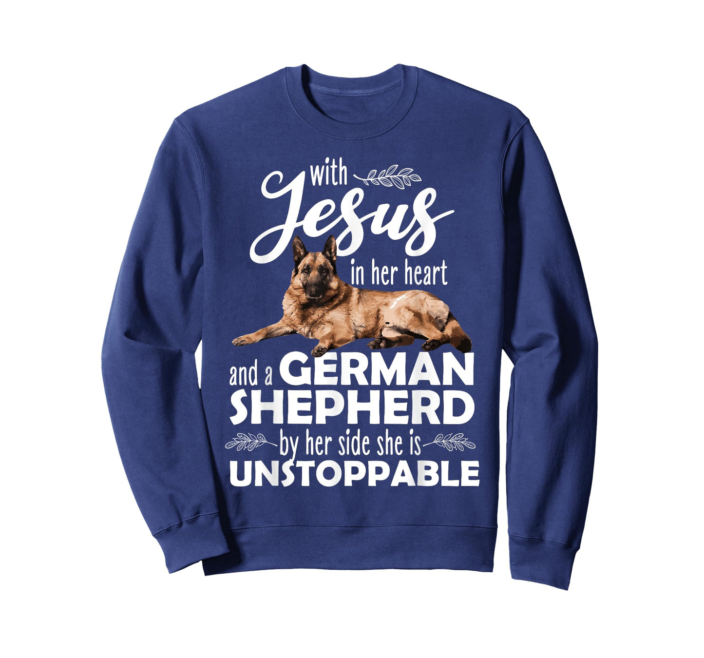 Funny German Shepherd Art For Women Girls Kids Dog Lover T-Shirt