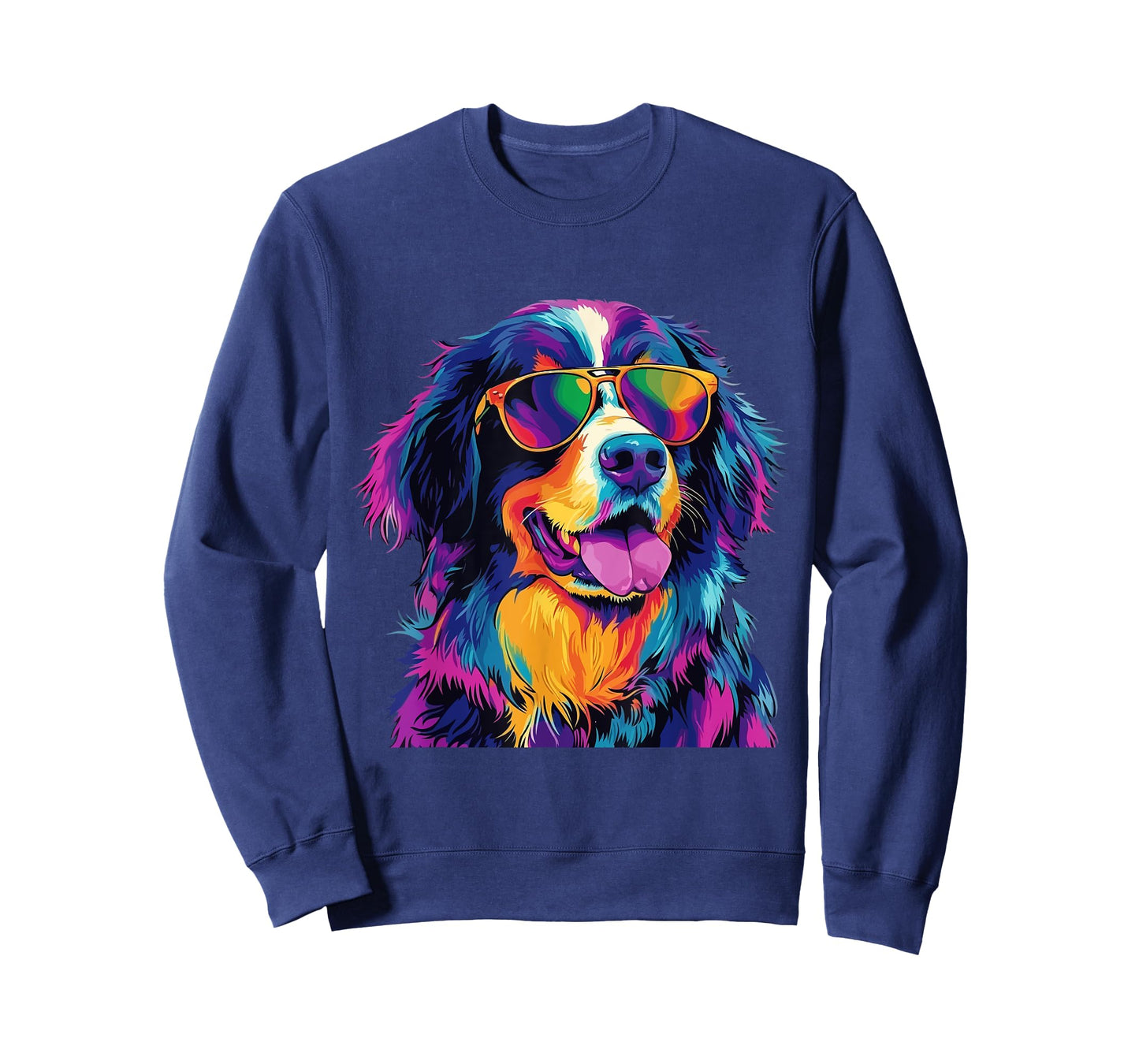 Bernese Mountain Dog Sunglasses Pop Art Funny Mountain Dog Men Women Girls Kids T-Shirt