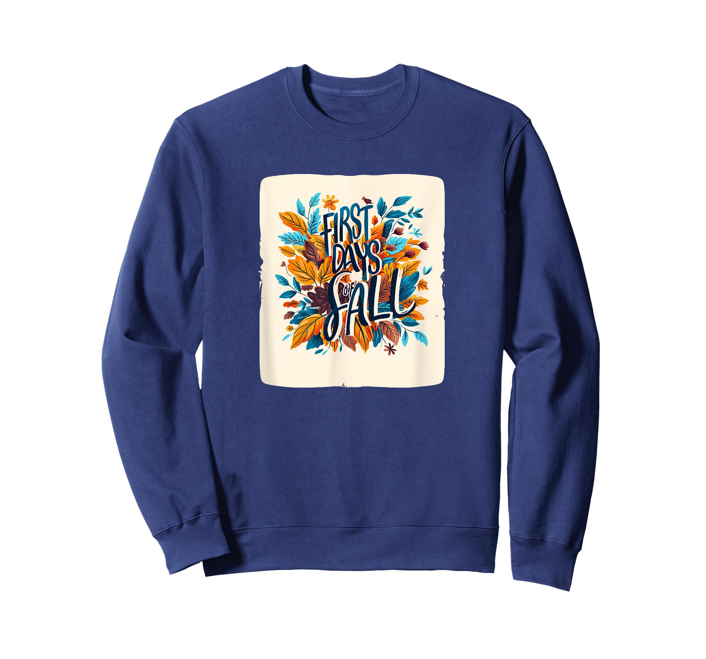 First Days of Fall for a Cozy Season with Falling red Leaves T-Shirt