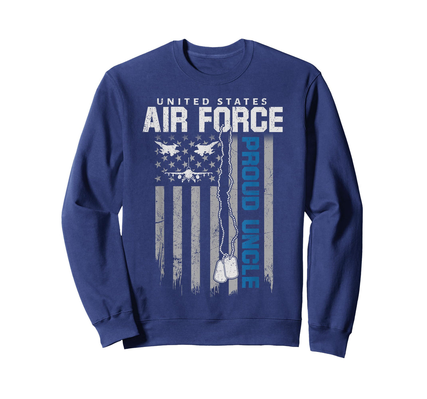 US Air Force Proud Uncle Flag American USAF Family Matching T-Shirt