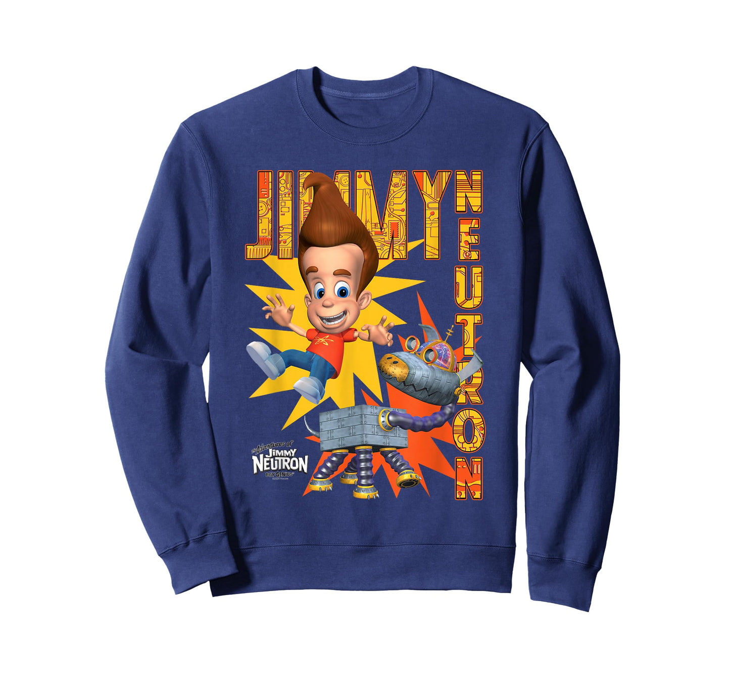 Jimmy Neutron Jimmy and Goddard Circuit Board Cartoon T-Shirt