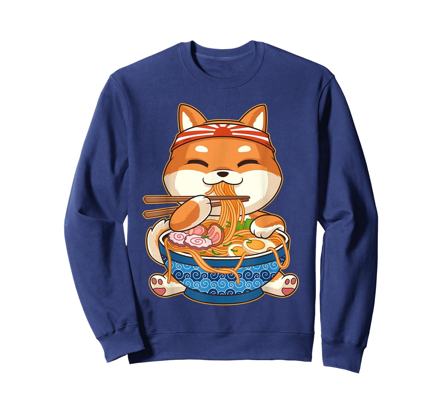 Kawaii Cute Anime Shiba Inu Dog Otaku Japanese Ramen T-Shirt