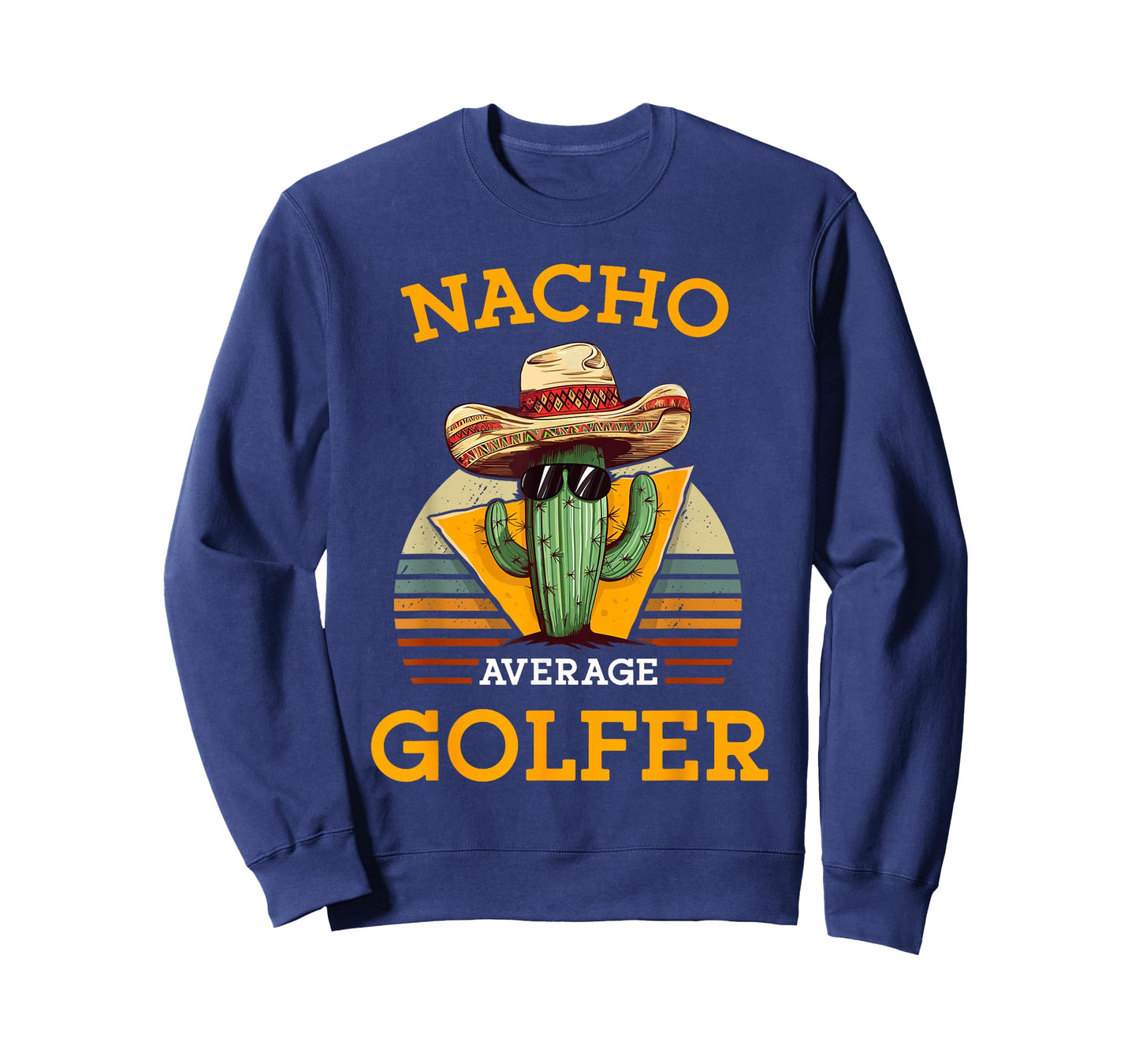 Nacho Average Golfer Funny Mexican Golf Player Cinco De Mayo T-Shirt