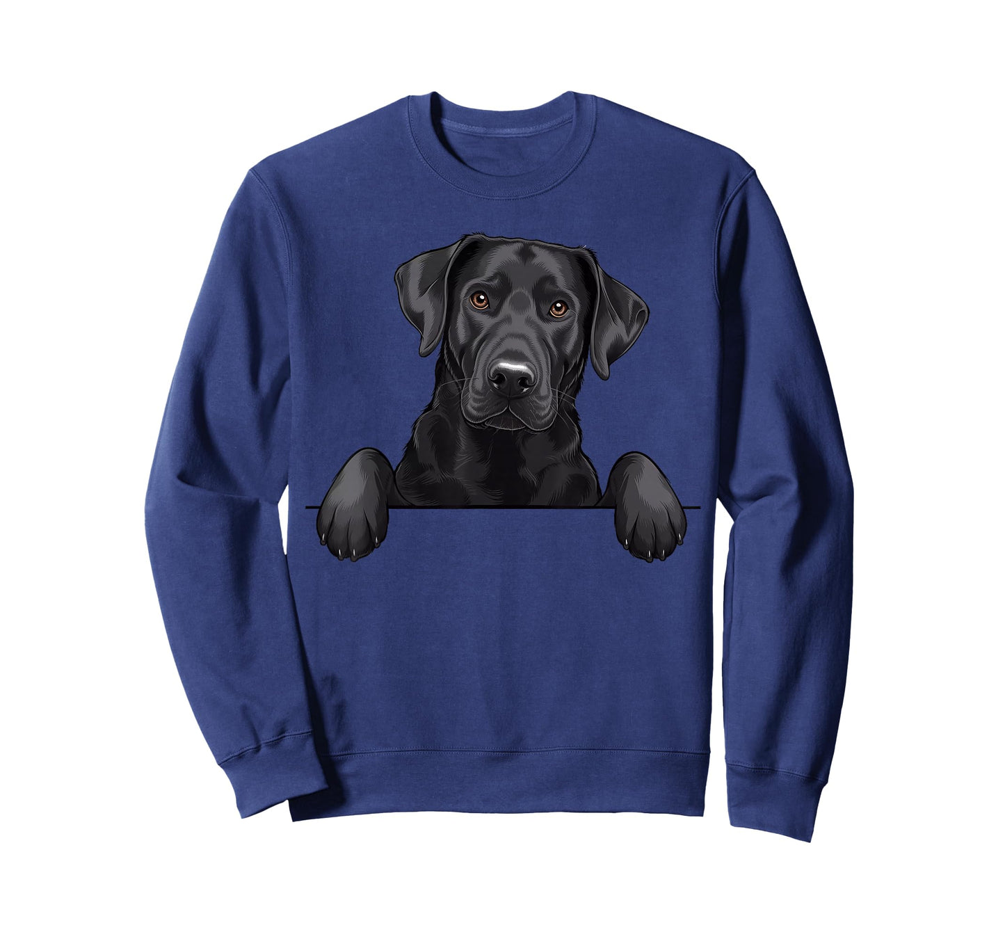 Cute Black Labrador Peeking Pocket Puppy Funny Lab Dog Lover T-Shirt
