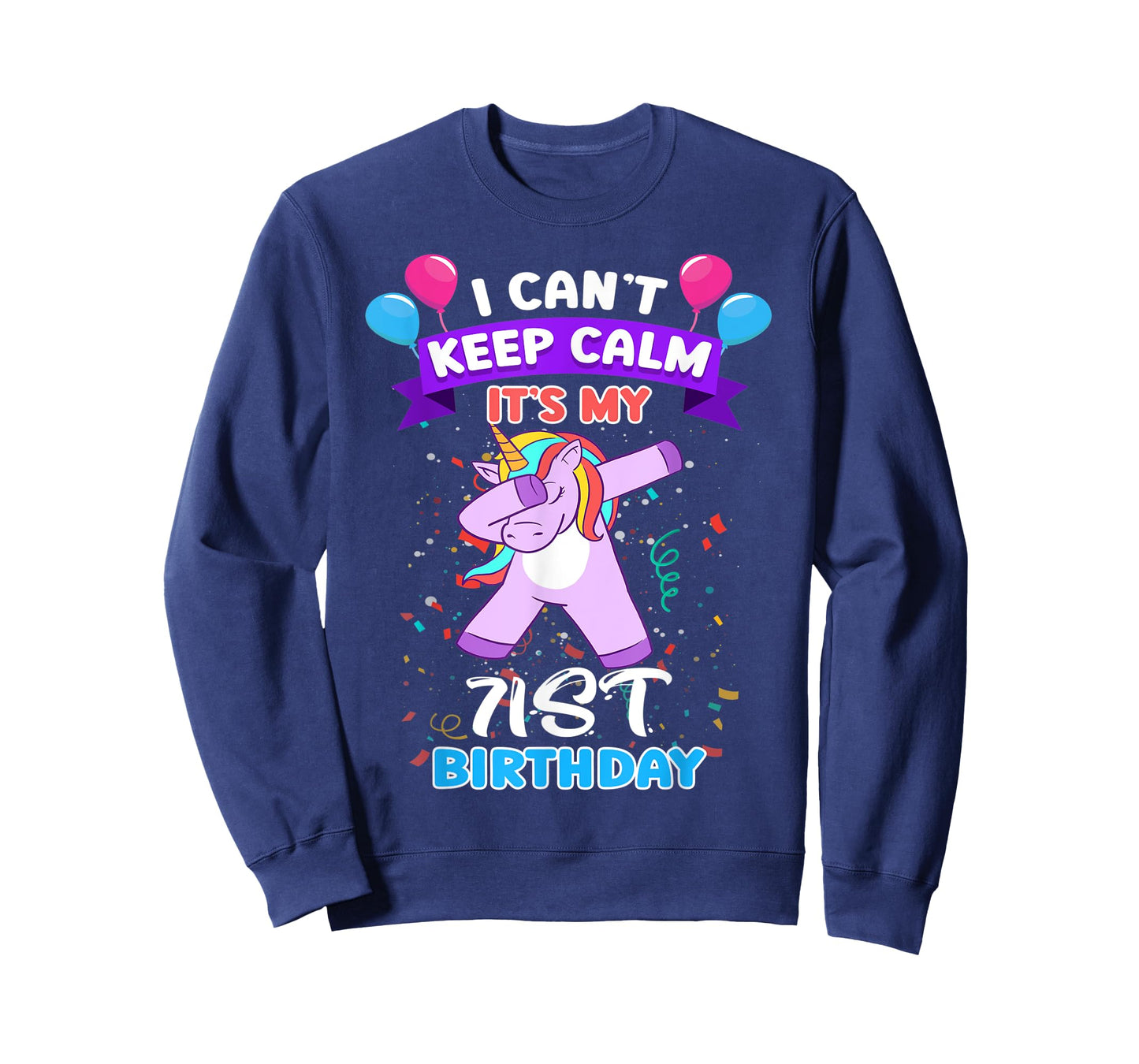 71th Birthday Unicorn Shirt For 71 Years Old Women At Age 71 T-Shirt