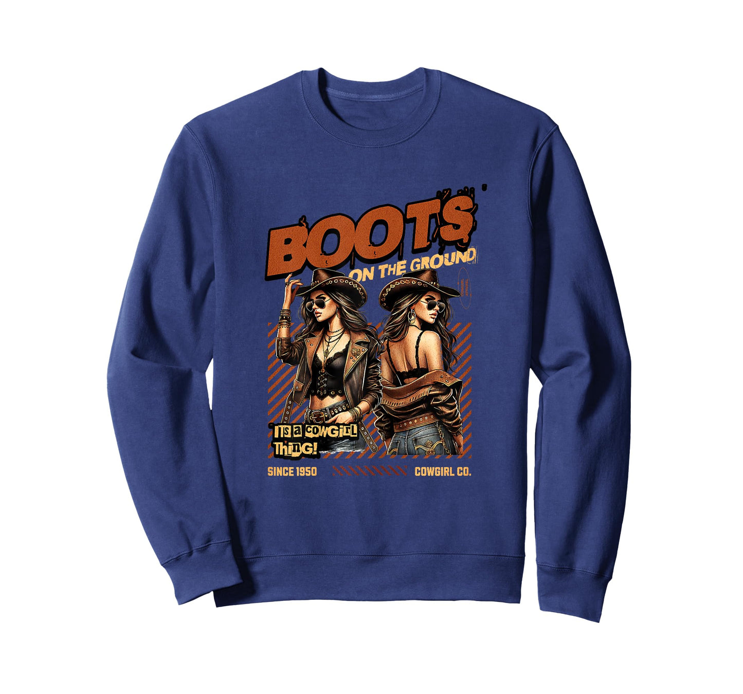 Cowgirl Linedance Boots On The Ground T-Shirt