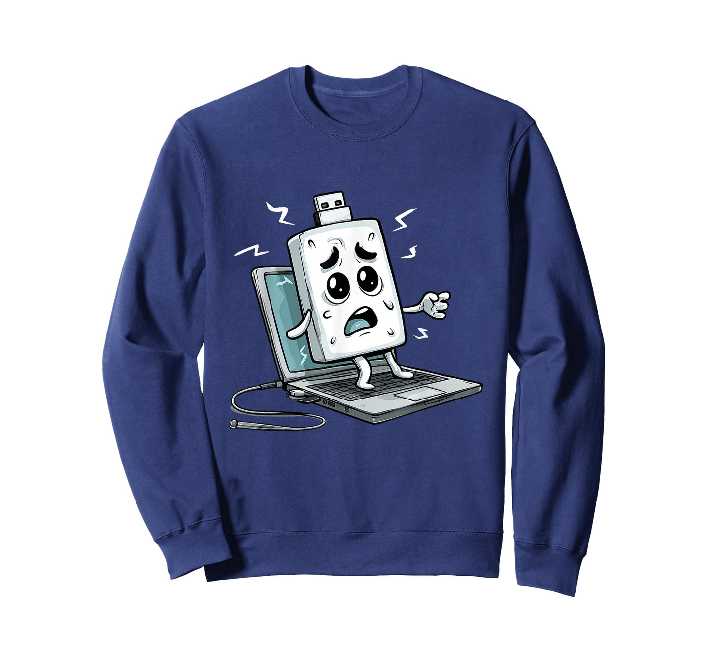 Funny USB with Laptop Costume for Boys and Girls T-Shirt