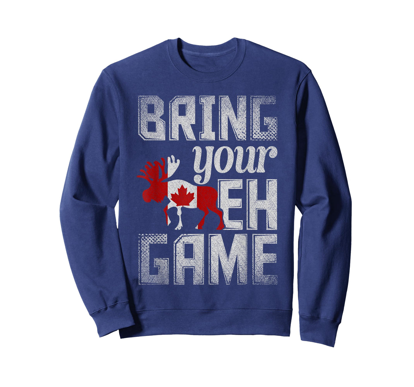 Funny Canadian Moose Maple Leaf Bring Your EH Game Canada T-Shirt
