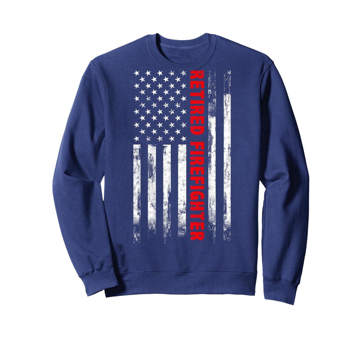 Retired Firefighter Thin Red line American flag Gift Fireman T-Shirt