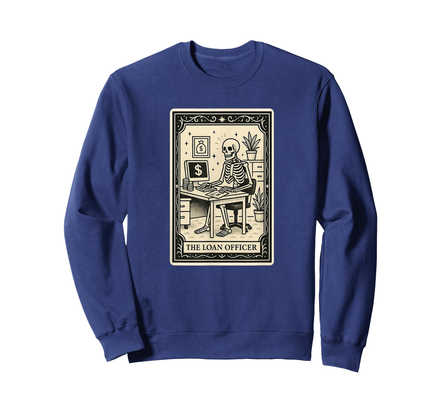 The Loan Officer Tarot Card - Spooky Gothic Auto Home Bank T-Shirt