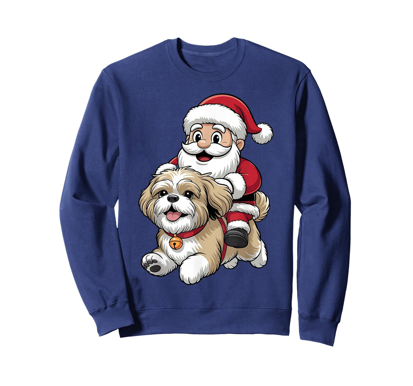 Shih Tzu Dog Lover Kids Men Women Christmas Pajama T-Shirt