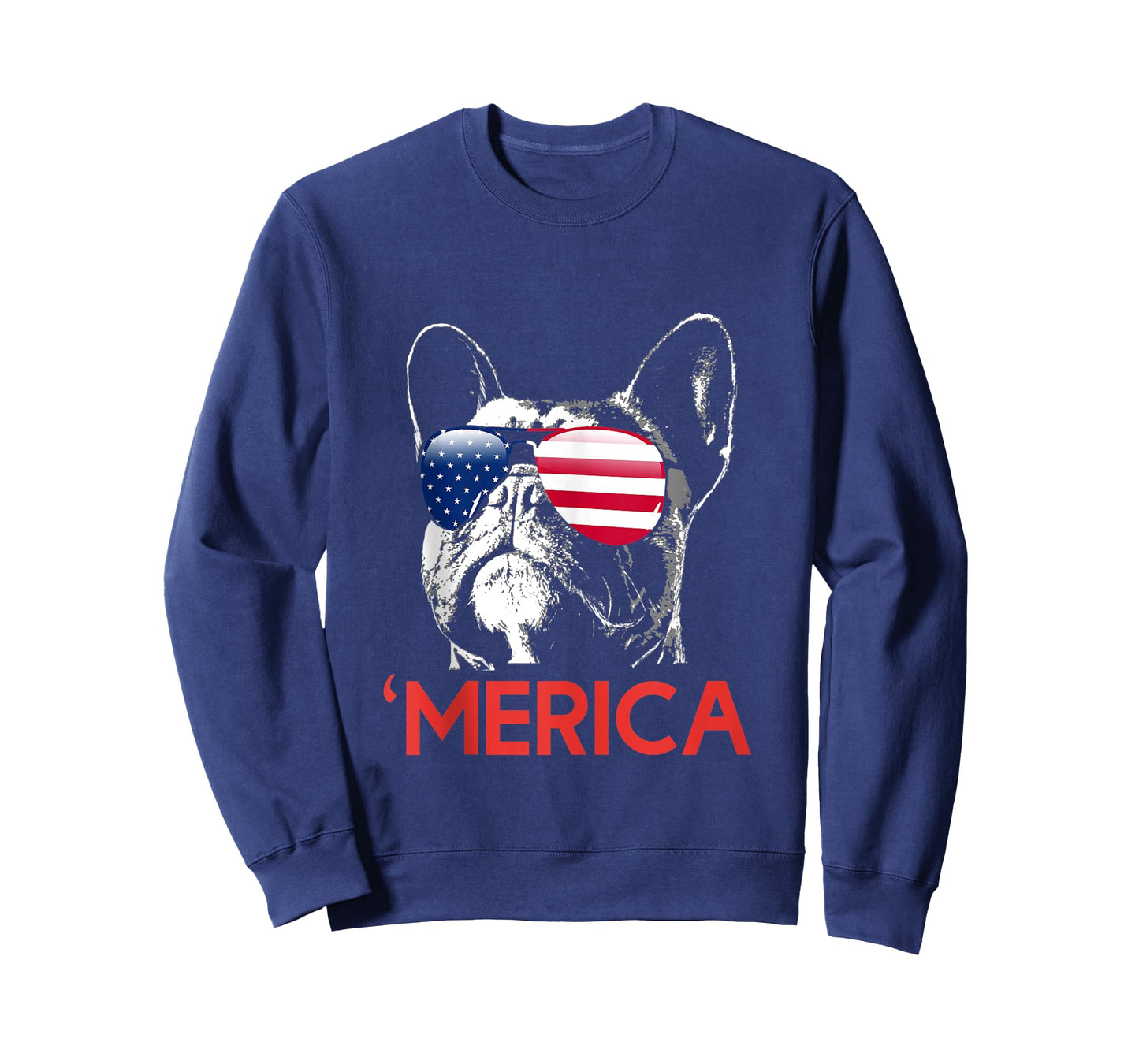 Merica French Bulldog American Flag 4th of July Frenchie Tank Top