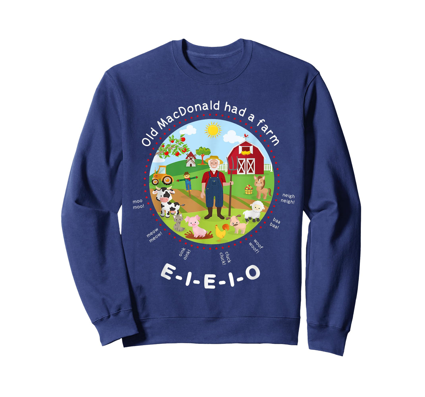 Old MacDonald had a farm English Nursery Rhyme Theme T-Shirt T-Shirt