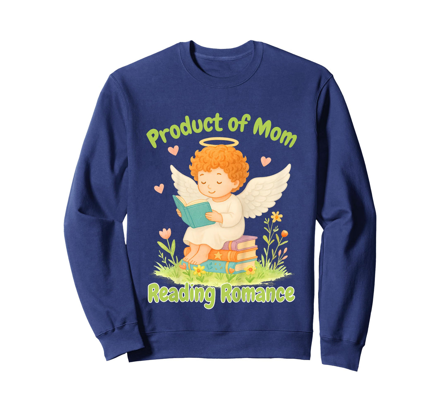 Book Lover Baby Toddler Product of Mom Reading Romance T-Shirt