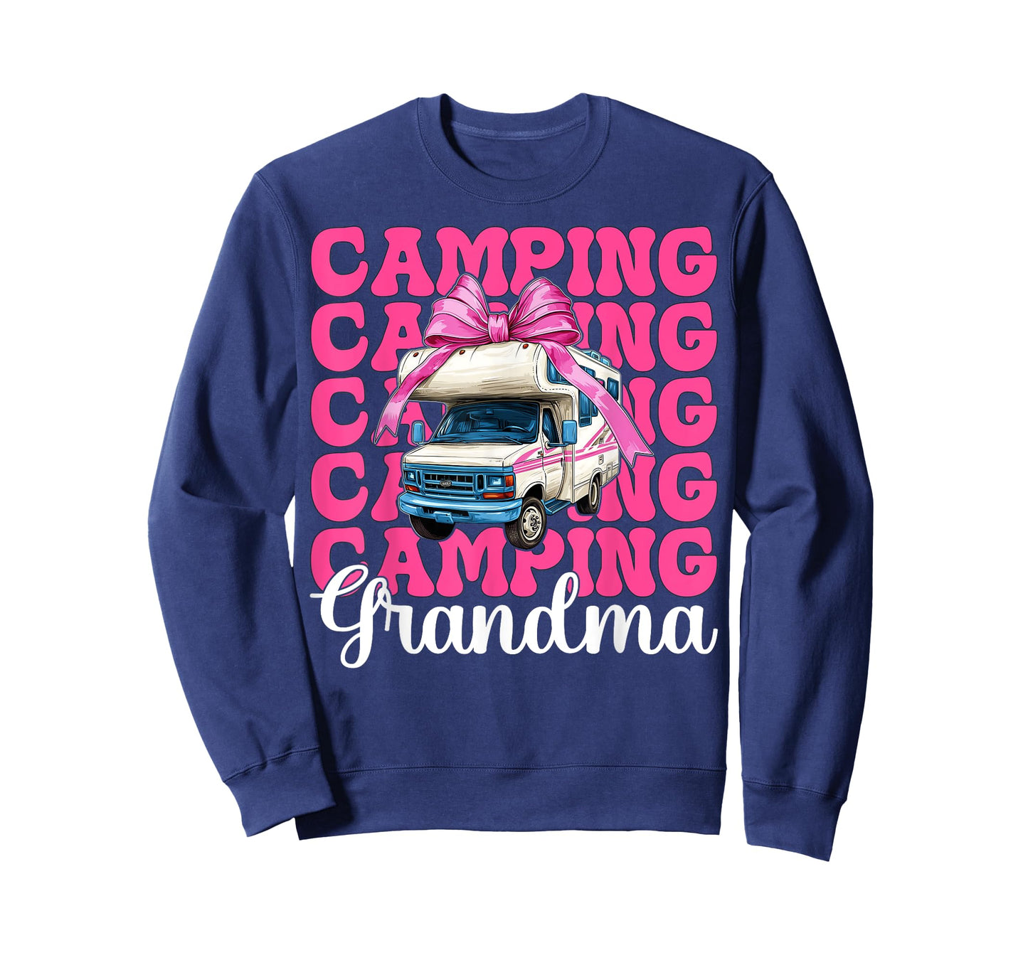 Camping Grandma RV Camping Camper Motorhome Nana Coquette T-Shirt