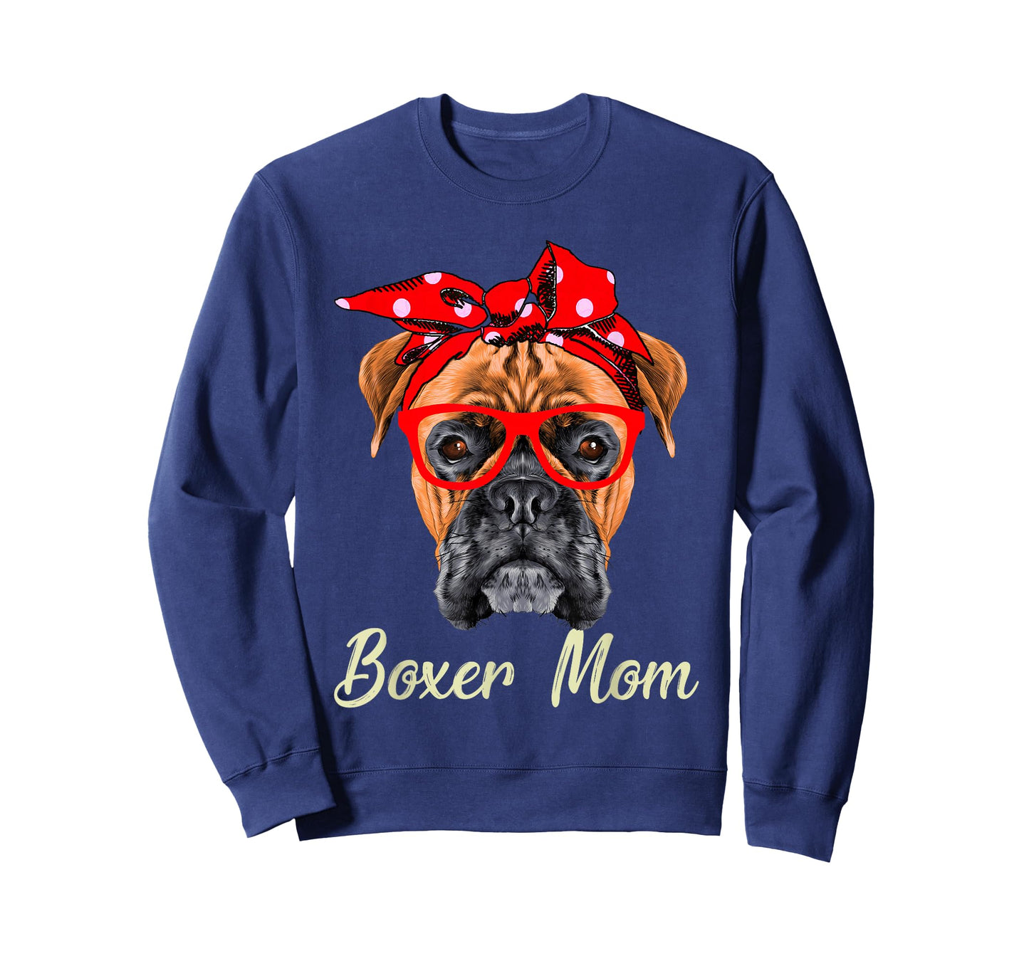 Boxer Mom Dogs Mothers Day Dog Lovers Gifts for Women T-Shirt