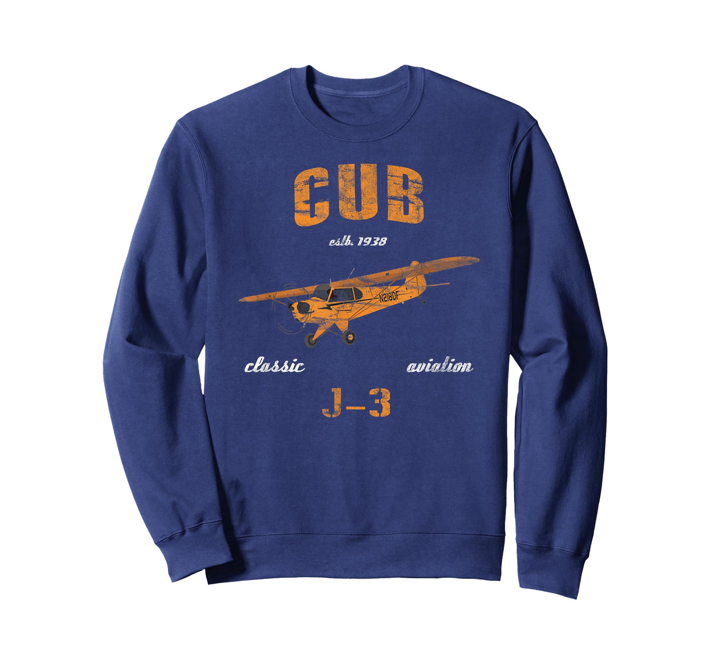 J-3 Cub Classic Airplane Aviation Vintage Pilot T-Shirt