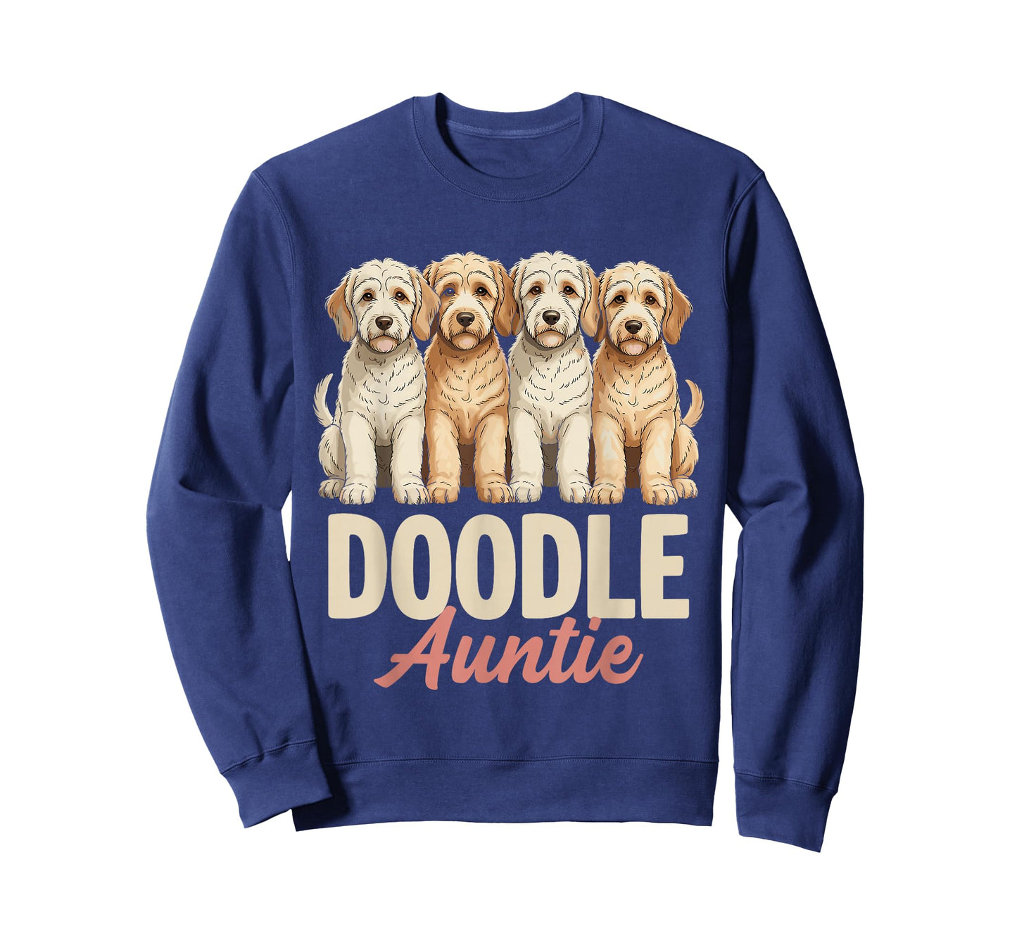 Doodle Auntie Funny Puppy Owner Goldendoodle Dog Lover T-Shirt
