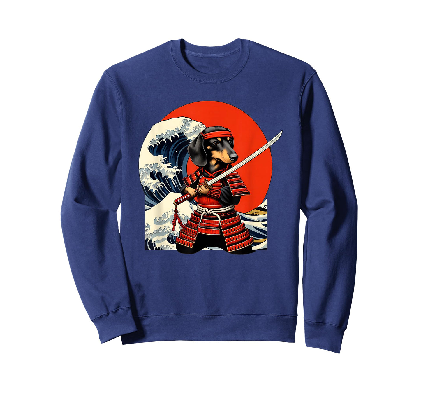Otaku Weiner Dachshund Dog Samurai T-Shirt