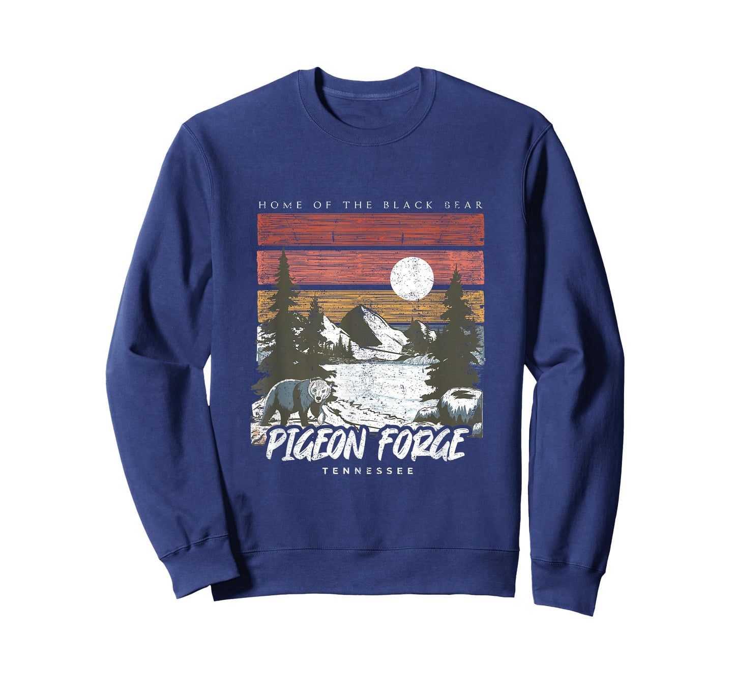 Pigeon Forge Tennessee Home Of The Black Bear Retro 70s 80s T-Shirt