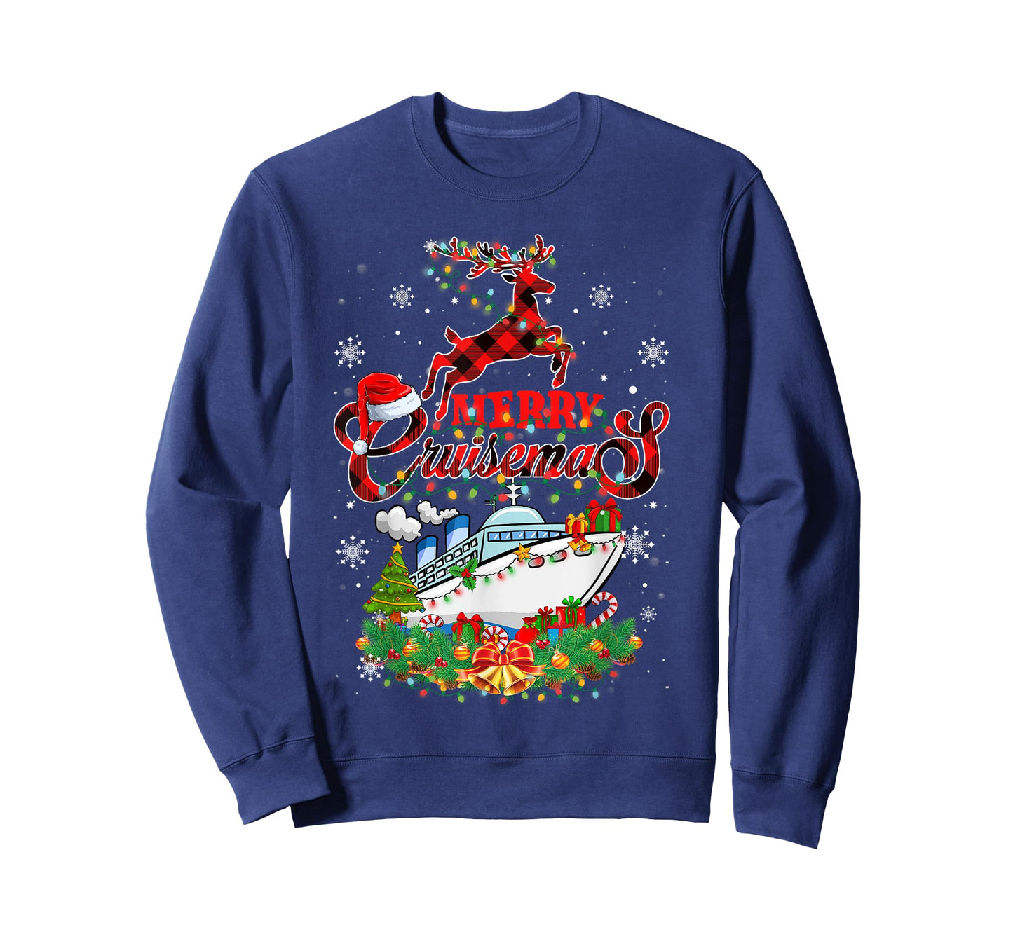 Merry Cruisemas 2025 Christmas Santa Reindeer Cruise T-Shirt