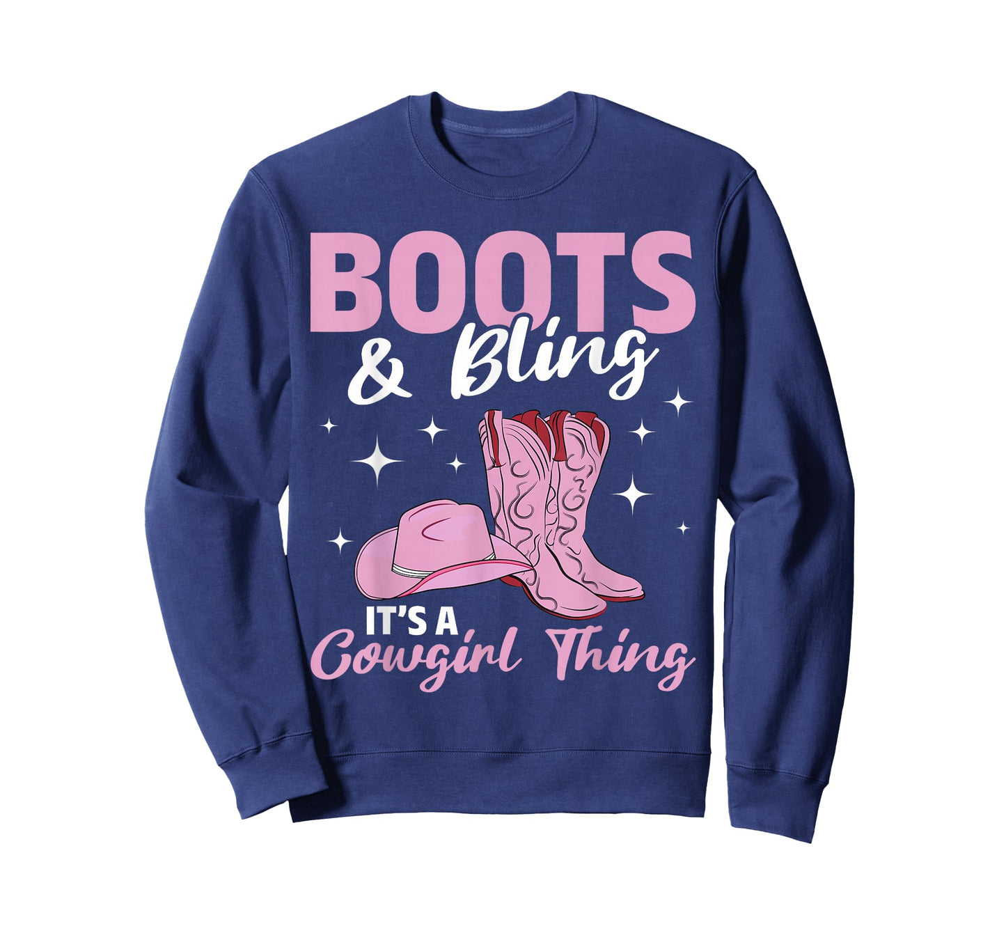 Rodeo Western Country Southern Cowgirl hat - Boots & Bling T-Shirt