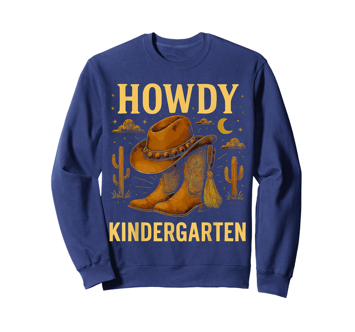 Howdy Kindergarten Rodeo Back to School Western Cowboy Men T-Shirt