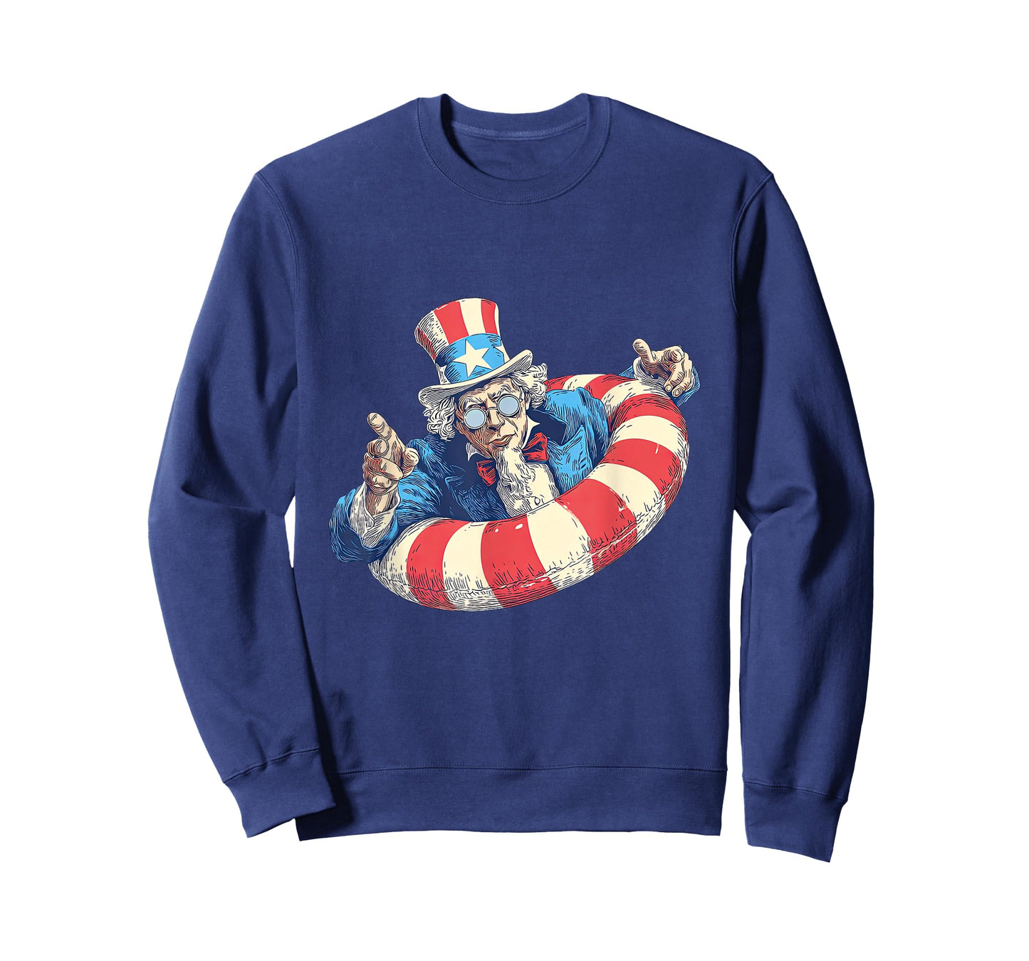 Patriotic Look with Uncle and Pool Ring T-Shirt