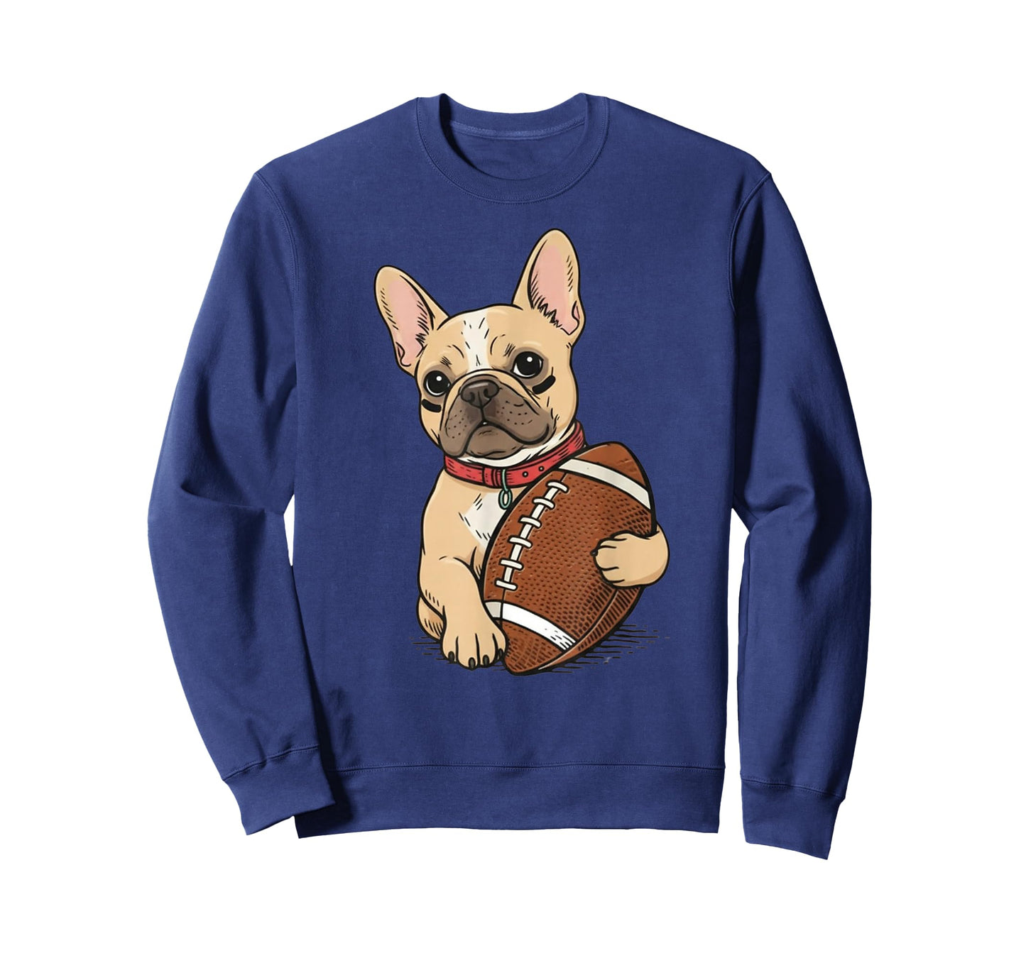 Funny French Bulldog Football Dog Lovers Gift T-Shirt