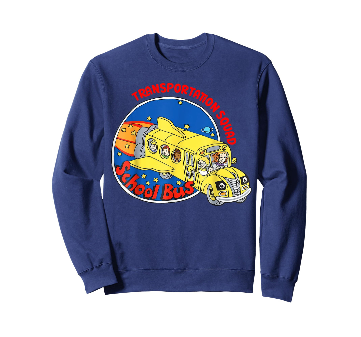 Transportation Squad Funny School Bus Back to School Retro T-Shirt