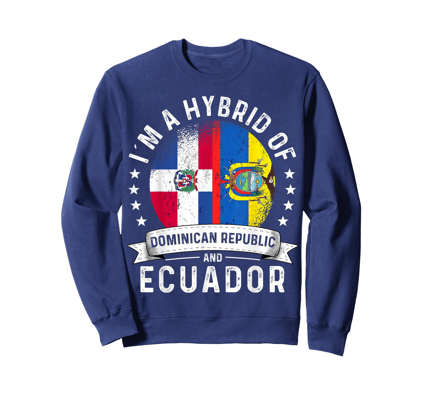 Dominican Republic Flag Ecuador Grown Ecuadorian Flag T-Shirt