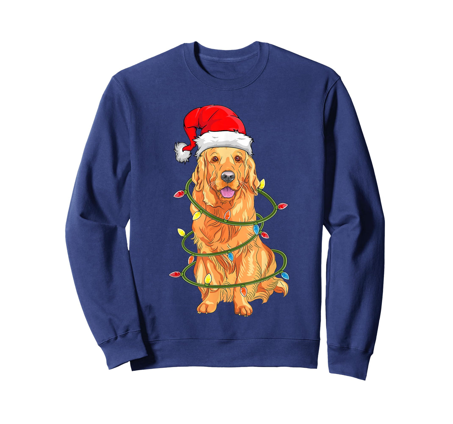 Christmas Dog Shirt, Christmas Golden retriever Pajama T-Shirt