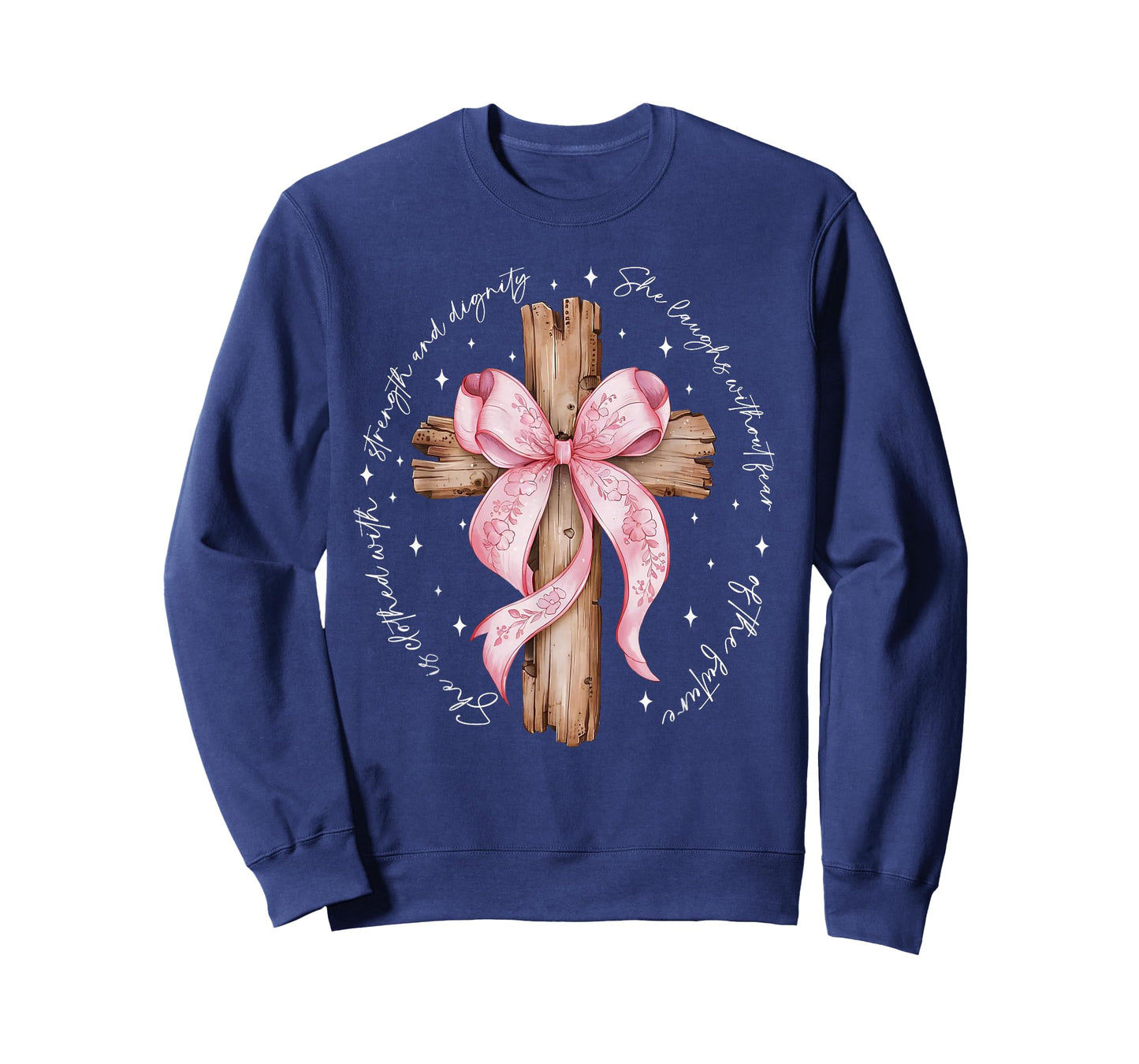 Coquette Bow Christian Jesus Autumn Fall Leaves Thanksgiving T-Shirt