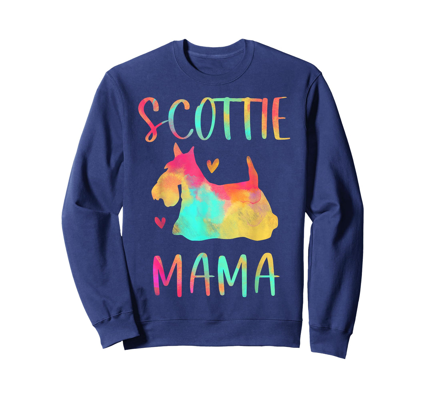 Scottie Mama Colorful Scottish Terrier Gifts Dog Mom T-Shirt