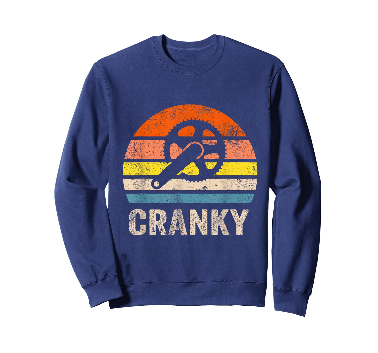 Cranky Vintage Sun funny Bicycle Lovers Cycling Cranky T-Shirt