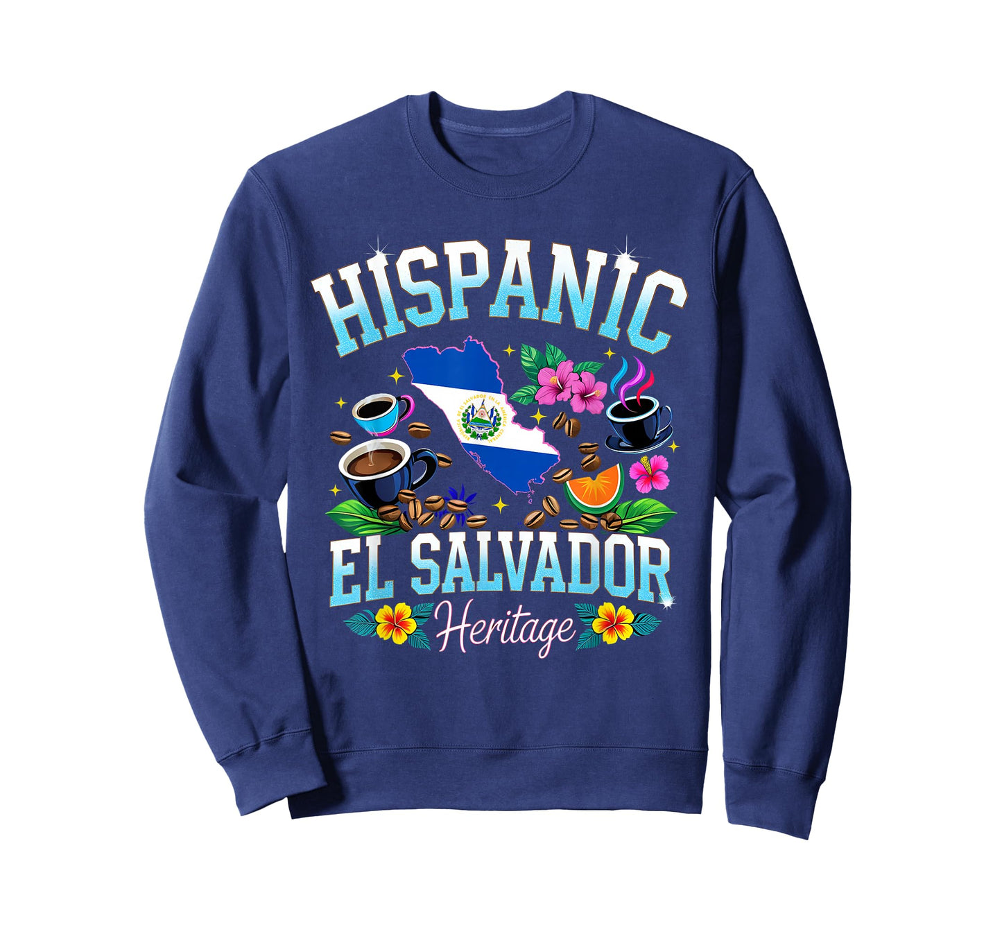 El Salvador Heritage Pride Hispanic Roots T-Shirt