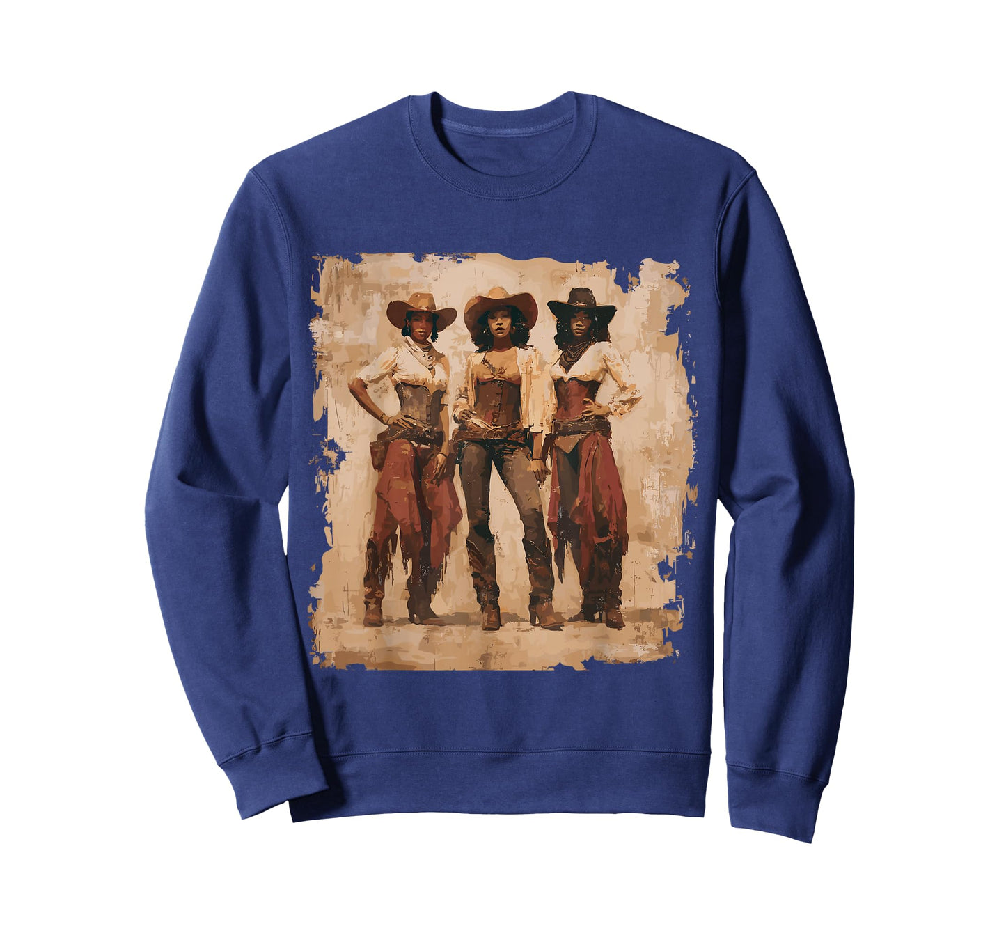 Vintage Black African American Cowgirl Western Country Rodeo T-Shirt